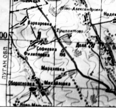 Карта расположения с. Тушкантово